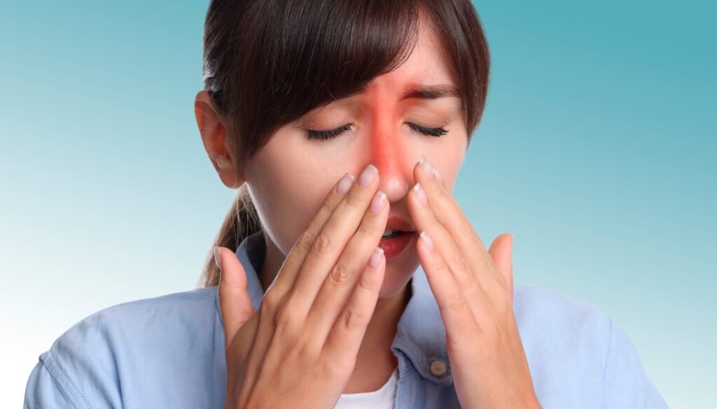 allergic sneezing